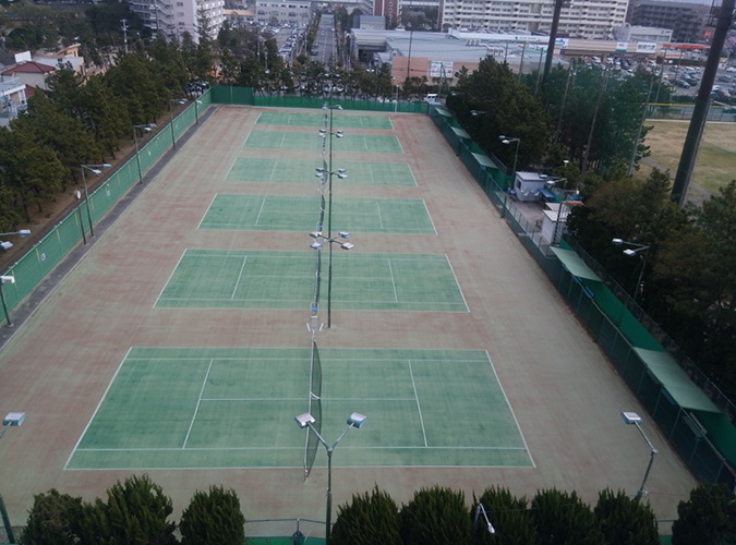 浦安市中央公園テニスコート
